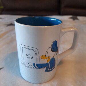 Disney Parks Donald Duck "Go Ahead It's Friday Reply All" Computer Coffee Mug